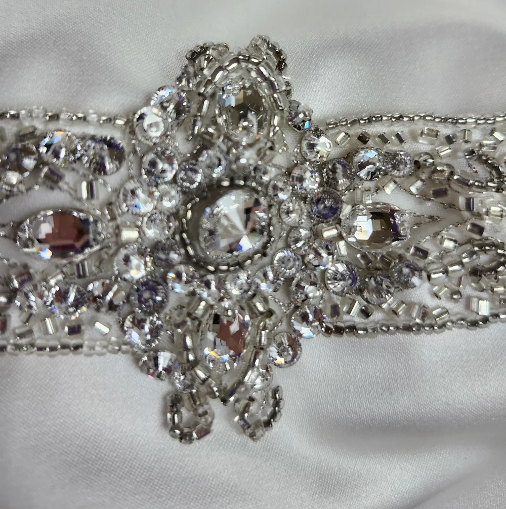 Davids Bridal Galina Tea Length Sleeveless Bridal Retro '50s '60s Gown Size 14‎